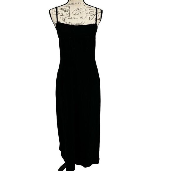 A ANRABESS Linen Blend Tie Back Jumpsuit Black XL - Picture 1 of 8